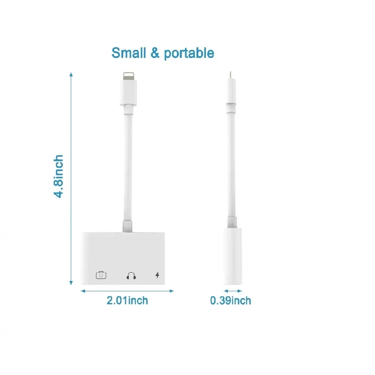 3 In 1 Adapter For Lightning To Audio +USB 3.0/2.0 OTG