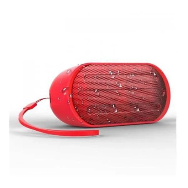 Moxom MX-SK06 Αδιάβροχο Ηχείο Bluetooth 3W με 6 ώρες Λειτουργίας Red