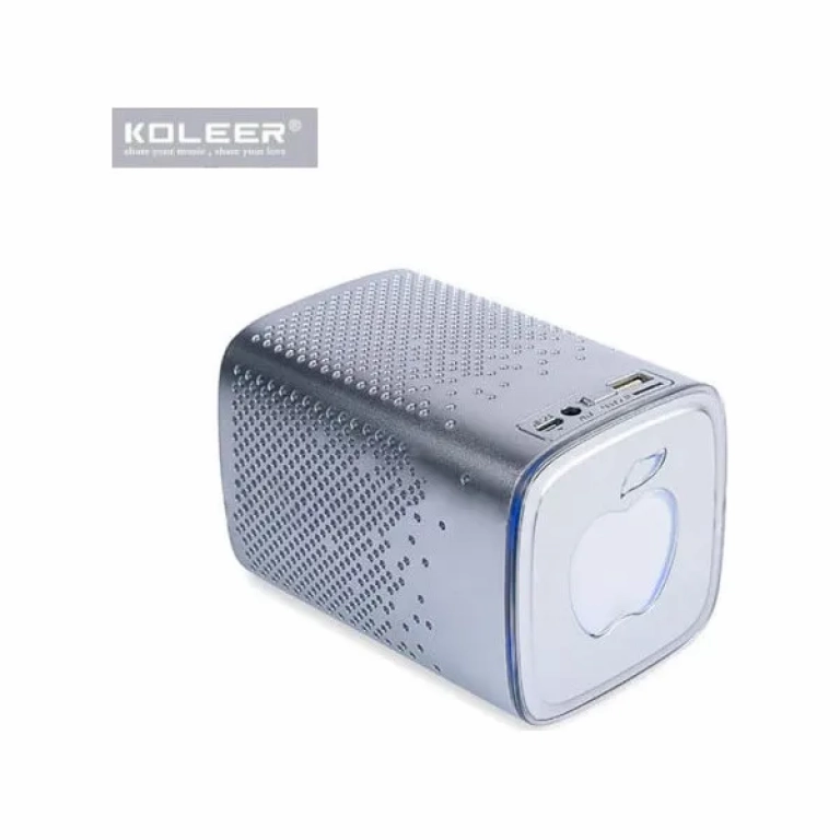 Koleer S818 Ηχείο Bluetooth 10W με Ραδιόφωνο και 6 ώρες Λειτουργίας Silver