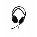 Gaming Headset Φ50mm με Πορτοκαλί Φωτισμό LED για PS4, PC, Laptop, Smartphone +& Tablet Moxom MX-EP23 GM – Μαύρο