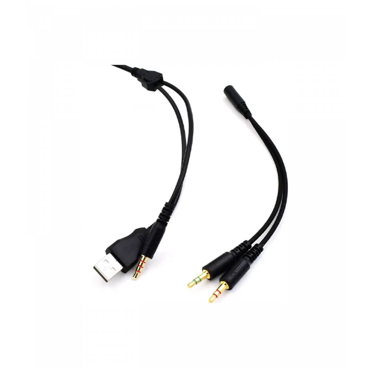 Gaming Headset Φ50mm με Πορτοκαλί Φωτισμό LED για PS4, PC, Laptop, Smartphone +& Tablet Moxom MX-EP23 GM – Μαύρο b