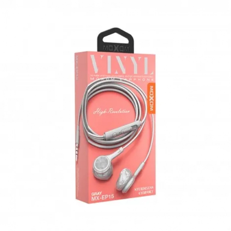 Moxom MX-EP15 Earbuds Handsfree με Βύσμα 3.5mm Λευκό