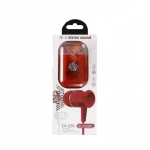 EV-220 In-ear Handsfree με Βύσμα 3.5mm Κόκκινο