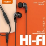 Moxom MX-EP17 In-ear Handsfree με Βύσμα 3.5mm Μαύρο