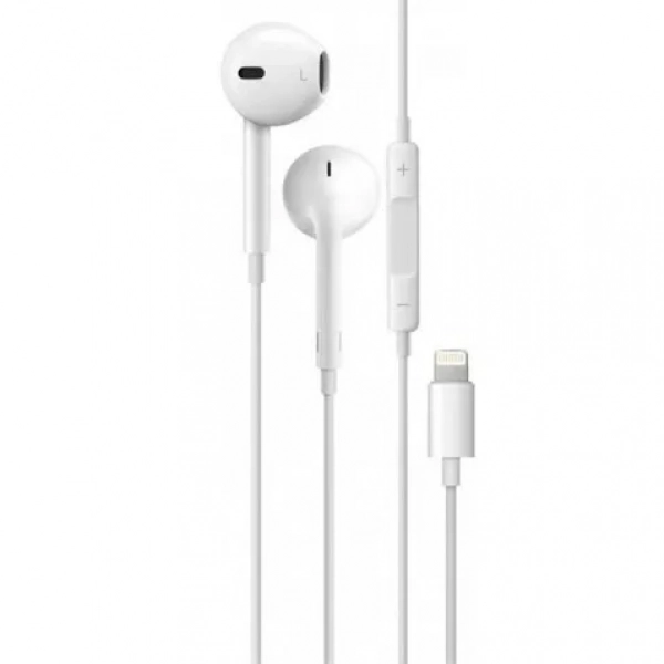 Mizoo 8G Earbuds Handsfree με Βύσμα Lightning Λευκό