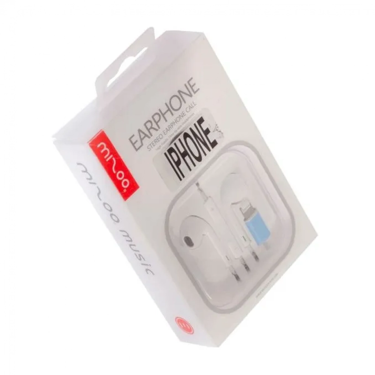 Mizoo 8G Earbuds Handsfree με Βύσμα Lightning Λευκό a