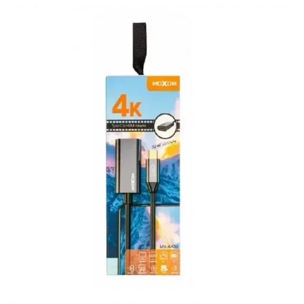 Moxom AX30 Adaptor Type-C to HDMI 3,5 mm