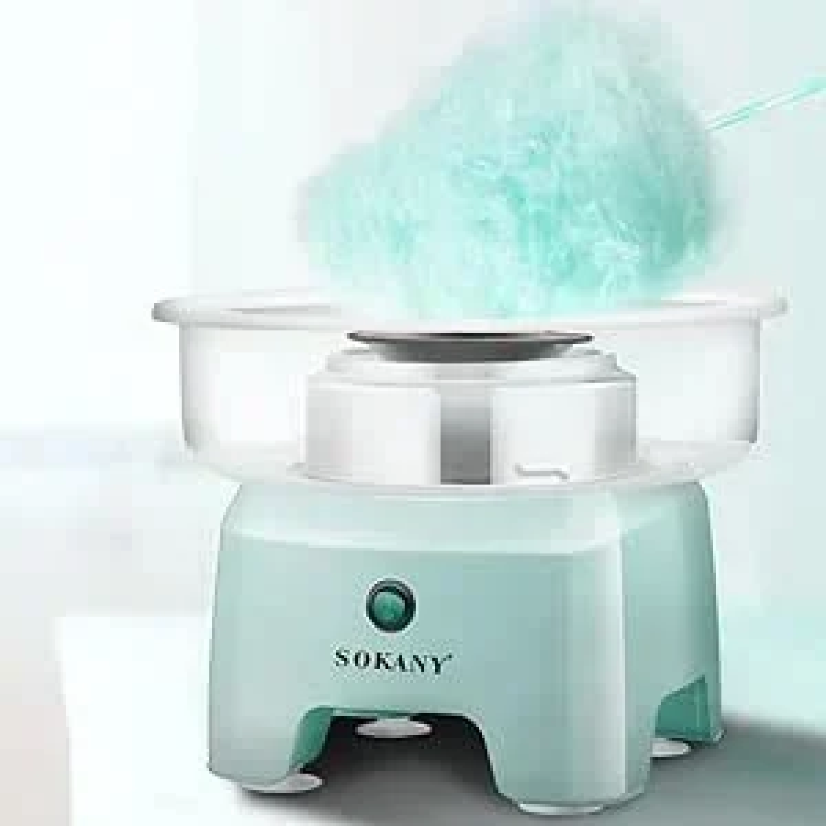 Μηχανή Για Μαλλί Της Γριάς Γαλάζιο Sokany SK-520 500W, Διάμετρος 29.8cm