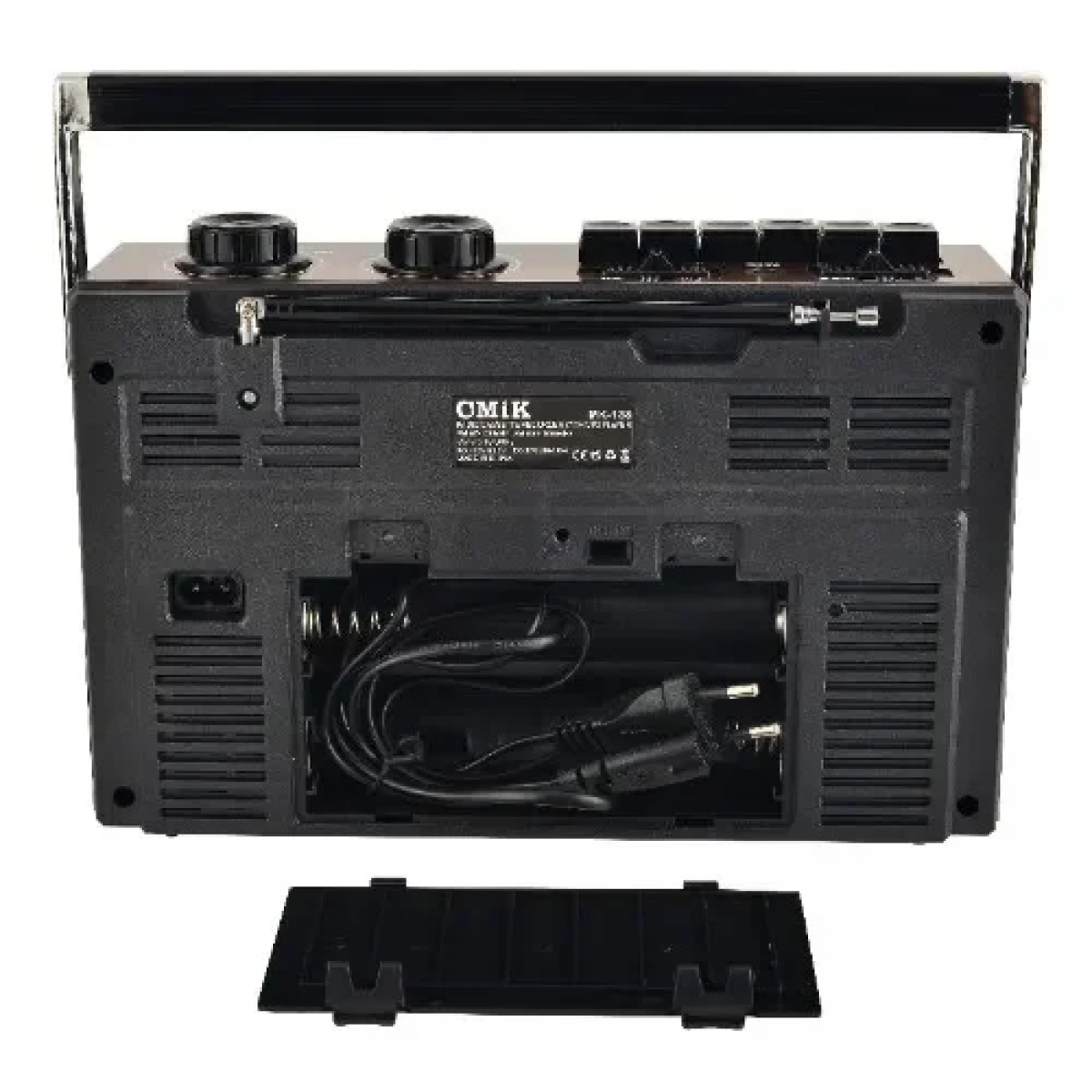 Φορητό Ηχοσύστημα CΜik MK-138 με USB / Κασετόφωνο / Ραδιόφωνο σε Καφέ Χρώμα