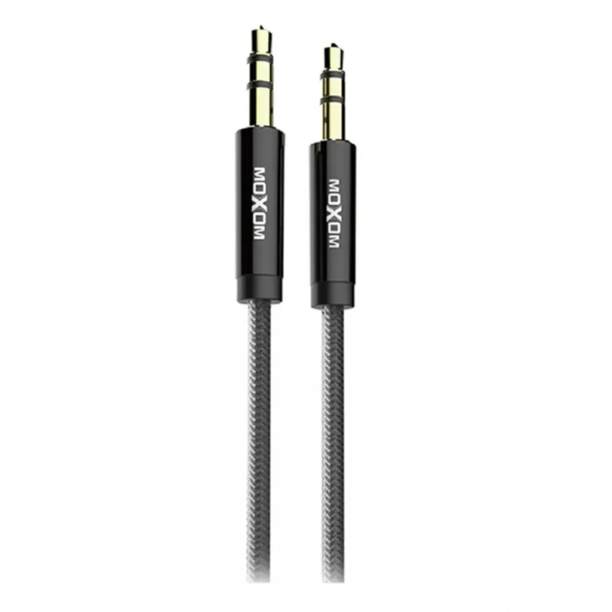 Καλώδιο Ήχου Moxom AUX-09 3.5mm (1m) Black