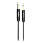 Καλώδιο Ήχου Moxom AUX-09 3.5mm (1m) Black