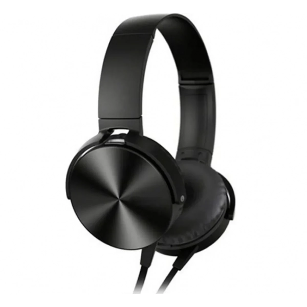 On Ear Extra Bass Ενσύρματα On Ear Ακουστικά Μαύρα