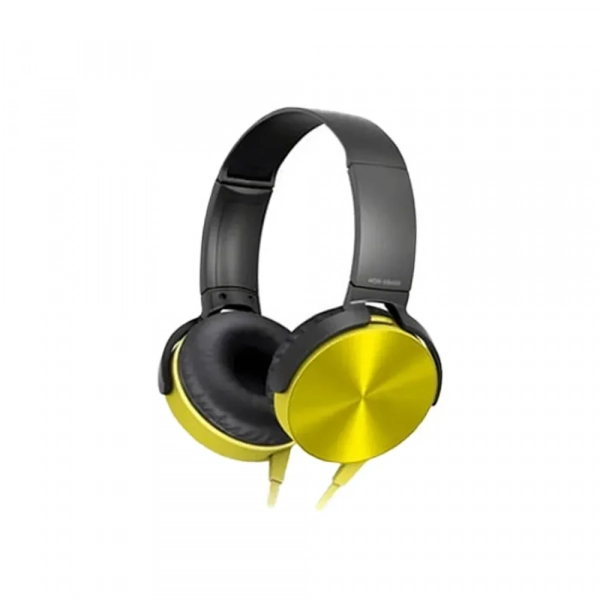 On Ear Extra Bass Ενσύρματα On Ear Ακουστικά Κίτρινα