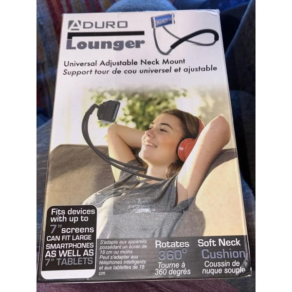 Aduro Lounger Universal ρυθμιζόμενη βάση για Smartphone με λαιμό μαυρο