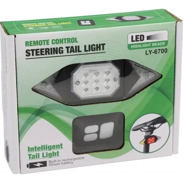 LED αδιάβροχο φως ποδηλάτου με τηλεχειριστήριο LY-6700