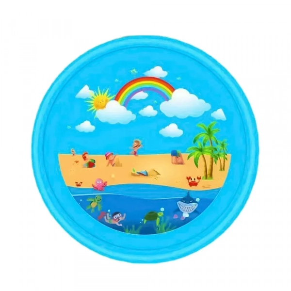 Spray Kids Παιδική Πισίνα Φουσκωτή Μπλε 172x172εκ.