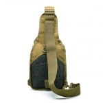 Military Sling Shoulder Tactical Bagpack Τσάντα χιαστί για αναρρίχηση πεζοπορίας σε ανοιχτό καφέ 8L - Image 4