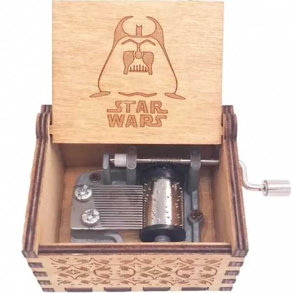 Μουσικό Κουτί "Star Wars" από Ξύλο