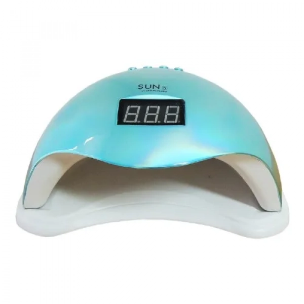 Sun 5-Επαγγελματικό φουρνάκι νυχιών UV LED 48W ΜΠΛΕ ΜΕΤΑΛΙΚΟ