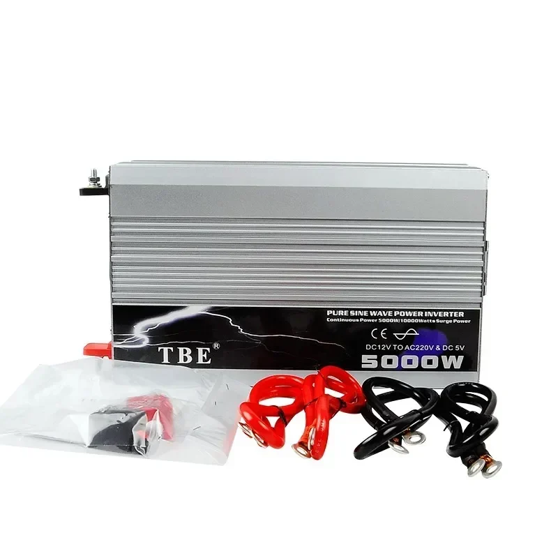 Inverter Καθαρού Ημιτόνου 12V-220Vac 5000W Tbe T12P5000-2