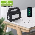 Ηλιακό φως και Powerbank με λαμπτήρα LED 3 τμχ Φωτισμός έκτακτης ανάγκης και φόρτισης εξωτερικού χώρου GD-8080 - Image 3