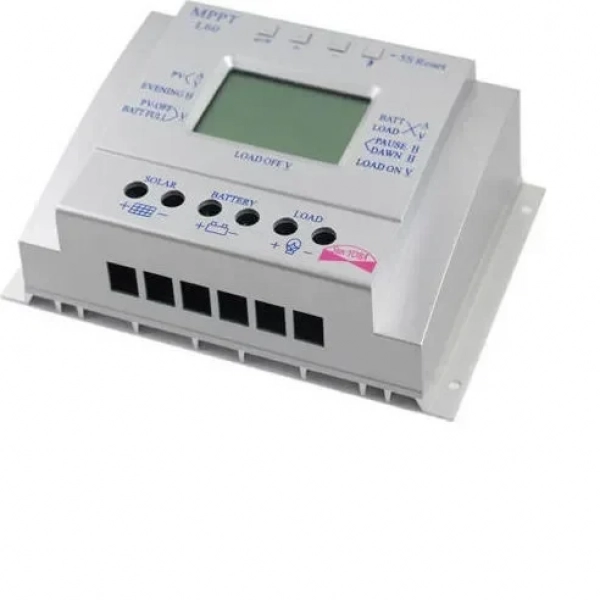 Ρυθμιστής Φόρτισης με LCD Οθόνη 12V/24V T60 60AH