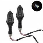 A LED ΦΛΑΣ ΜΟΤΟΣΥΚΛΕΤΑΣ UNIVERSAL SYMP TWIN BRO SY-246 RUNNING YELLOW/RED/BLUE