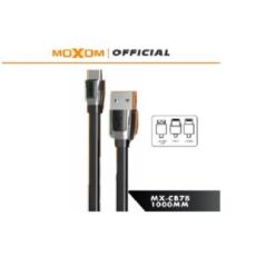 Moxom MX-CB78 Lightning Max Zinc Alloy 3A Fast Charge Data Cable Μαύρο