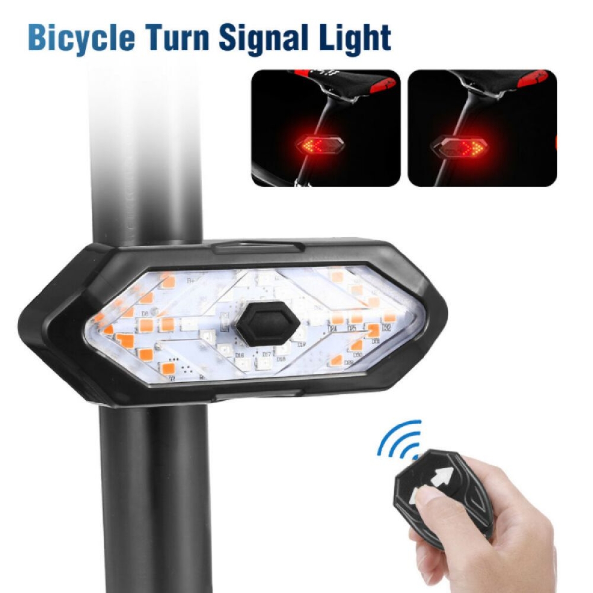 Ασύρματο οπίσθιο LED φως ποδηλάτου FY-1820