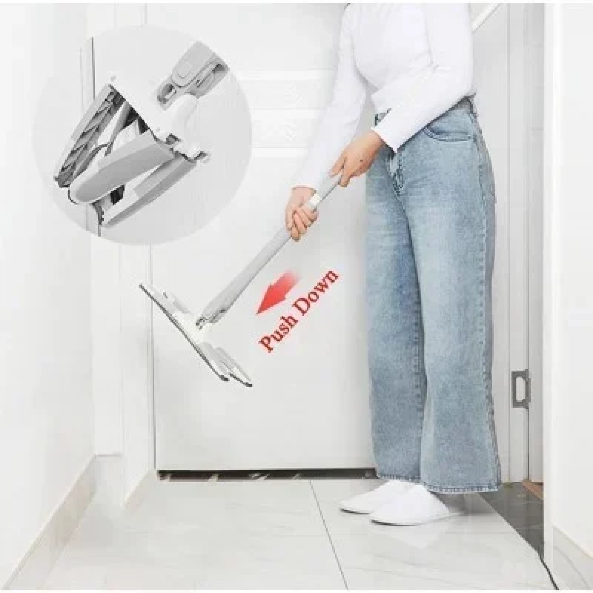 Aurora Παρκετέζα Περιστρεφόμενη / με Μικροίνες Twist Mop