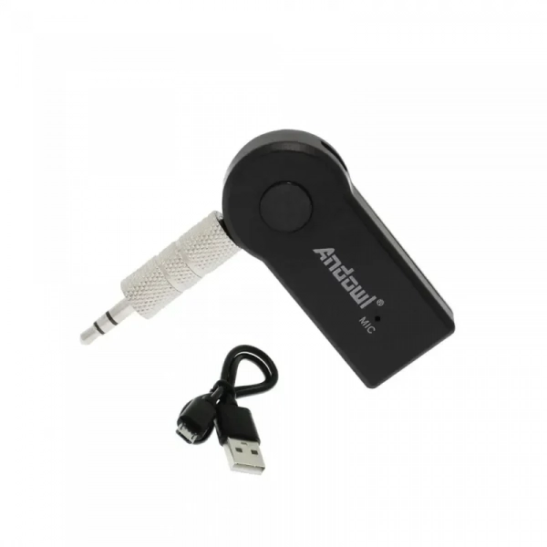 Bluetooth Receiver 3.5mm Jack με ενσωματωμένο μικρόφωνο για το αυτοκίνητο Q-305 Andowl