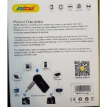 Bluetooth Receiver 3.5mm Jack με ενσωματωμένο μικρόφωνο για το αυτοκίνητο Q-305 Andowl