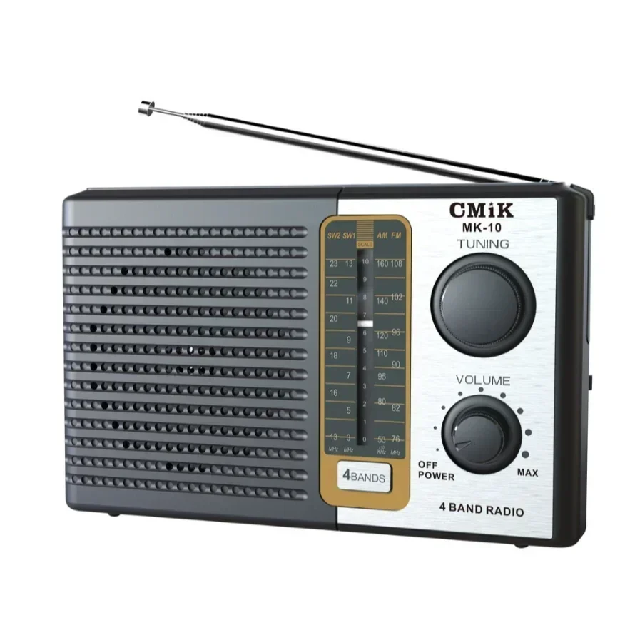 Cmik Mk-10Bt Φορητό Ραδιόφωνο Pocket Size Μαύρο Αναλογικό