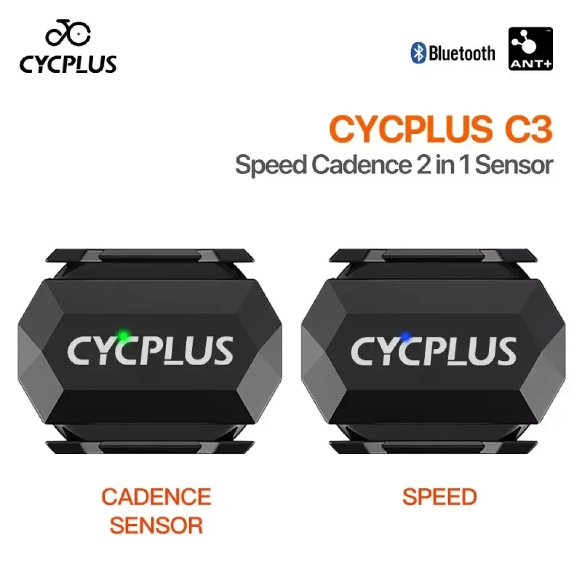 CYCPLUS Αισθητήρας Ταχύτητας & Ρυθμού-C3 για ποδήλατο