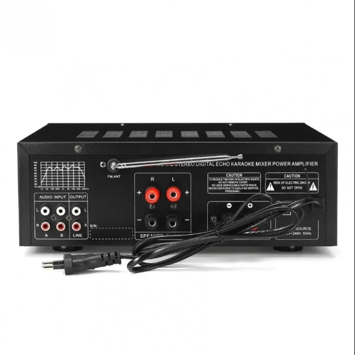 Ενισχυτής ήχου 2X150W karaoke FM/BluetoothMP3/Usb/Bluetooth Andowl Q-GF999