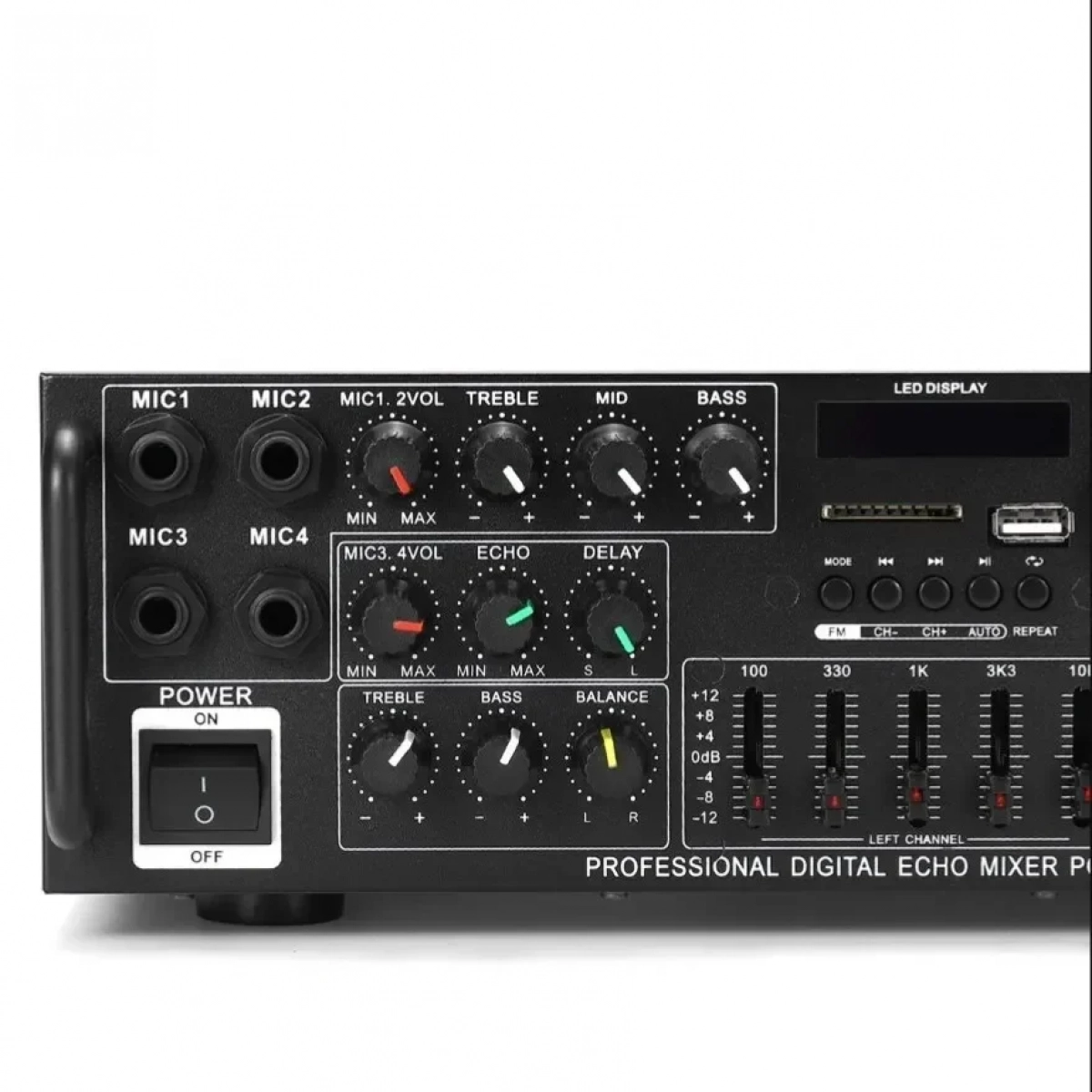 Ενισχυτής ήχου 2X150W karaoke FM/BluetoothMP3/Usb/Bluetooth Andowl Q-GF999