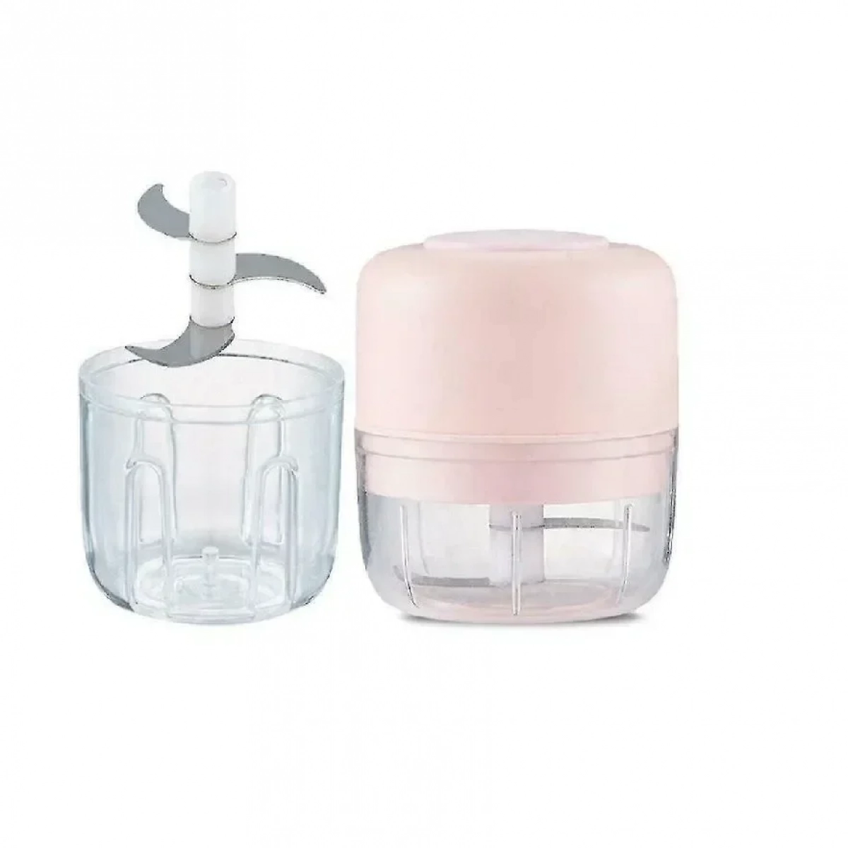 Επαναφορτιζόμενο Μίνι Μπλέντερ Τροφίμων, Σκόρδου, Λαχανικών Q-T36