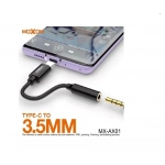 Moxom Μετατροπέας USB-C male σε 3.5mm female (MX-AX01)
