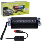 Φάρος Αυτοκινήτου Flash Light LED 8W 12V 27cm HB-803C Μπλε και Κόκκινο
