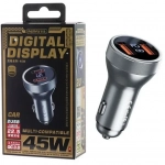 Φορτιστής αυτοκινήτου Remax LINSEY SERIES 45W QC3.0 2USB (RCC325)