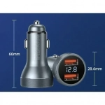 Φορτιστής αυτοκινήτου Remax LINSEY SERIES 45W QC3.0 2USB (RCC325)