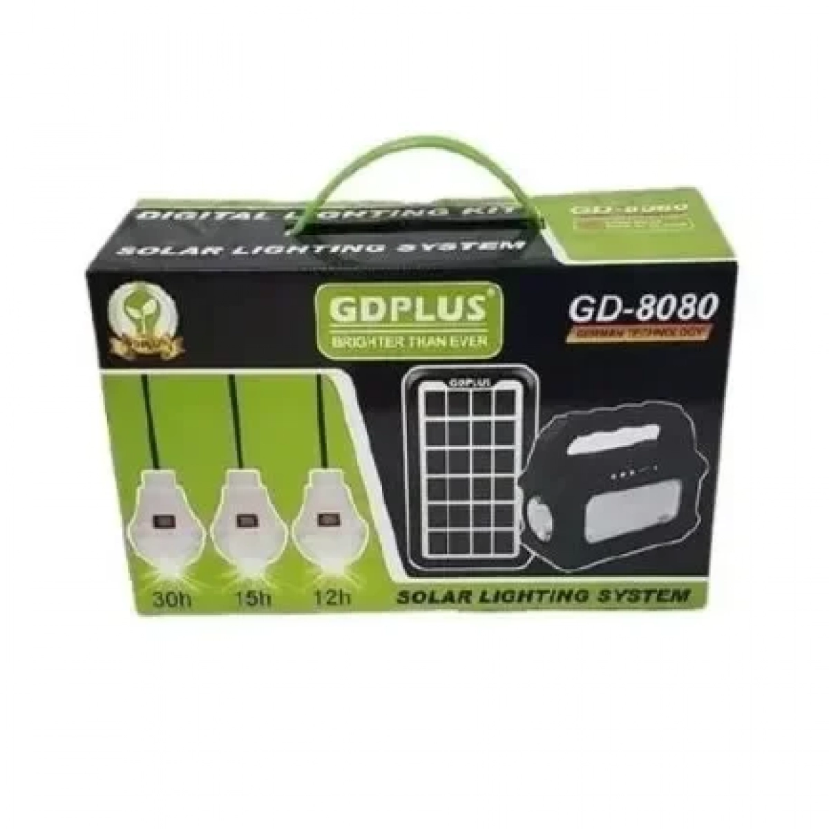 Ηλιακό φως και Powerbank με λαμπτήρα LED 3 τμχ Φωτισμός έκτακτης ανάγκης και φόρτισης εξωτερικού χώρου GD-8080