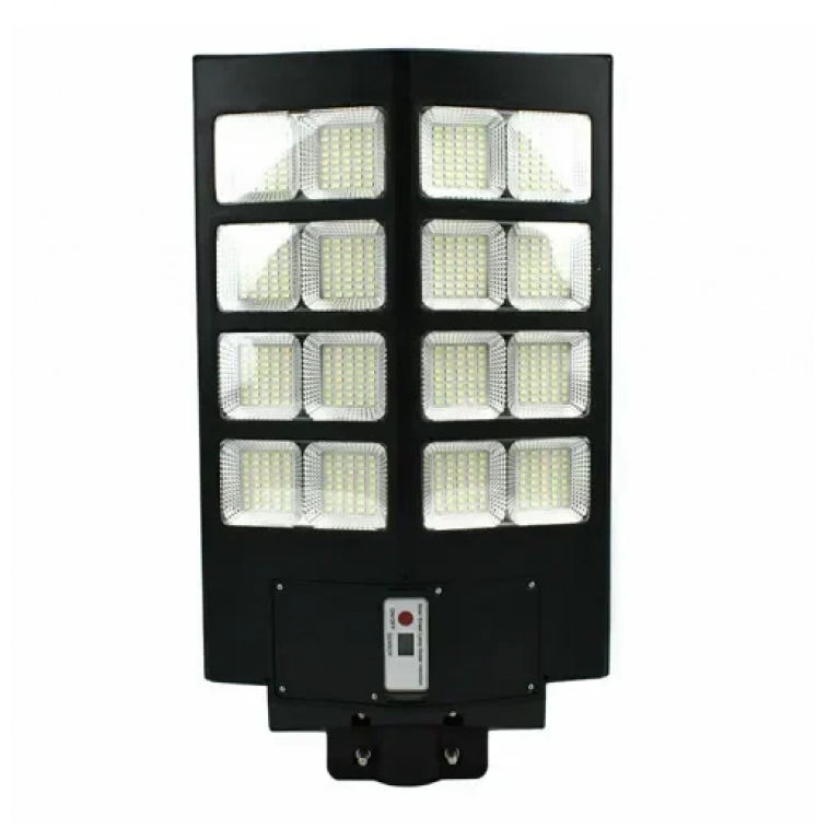 Ηλιακός Προβολέας 640LED 800W IP65 με Τηλεχειρισμό & Χρονοδιακόπτη OEM - Μαύρο