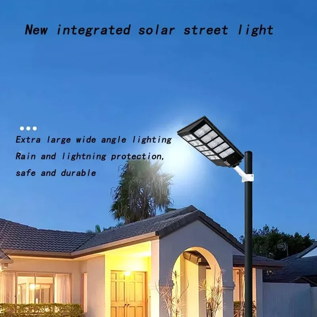 Ηλιακός Προβολέας 640LED 800W με Τηλεχειρισμό + Χρονοδιακόπτη OEM