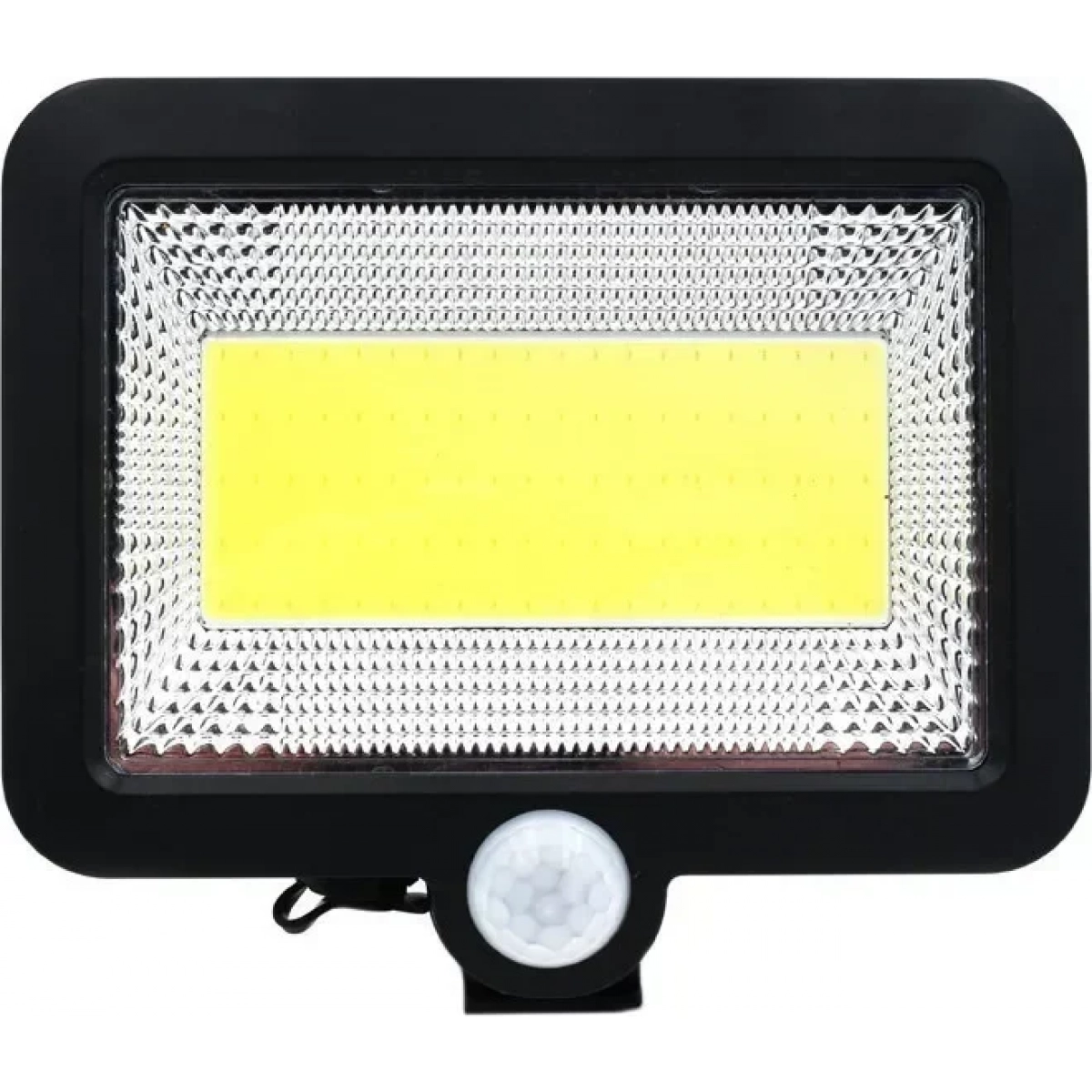 Ηλιακός Προβολέας με Ανιχνευτή Κίνησης COB LED IP65 10W 200LM Split Solar Lamp DS-54431 σε Μαύρο χρώμα