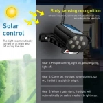 Ηλιακό φωτιστικό ομοίωμα κάμερας παρακολούθησης HS-V79