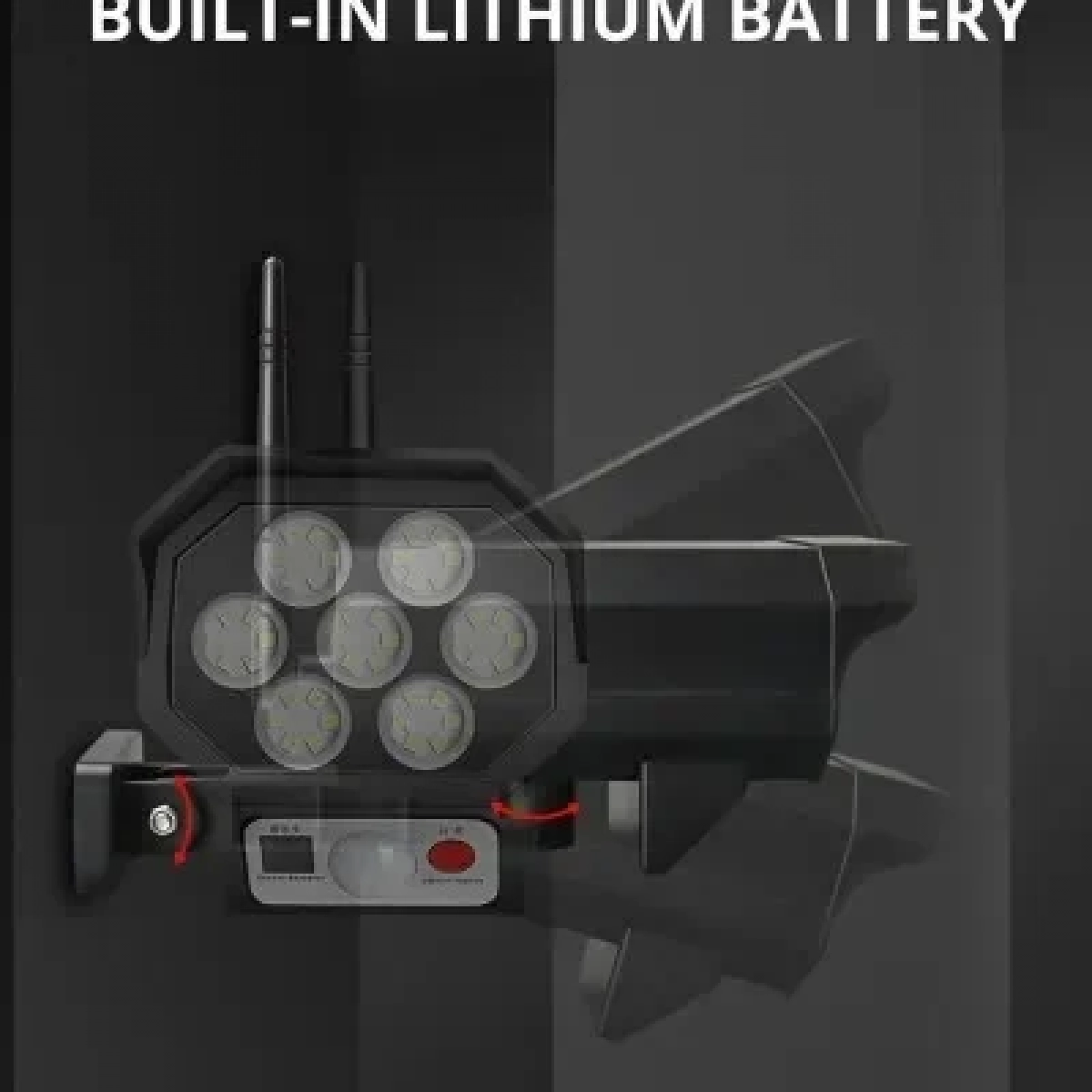 Ηλιακό φωτιστικό ομοίωμα κάμερας παρακολούθησης HS-V79