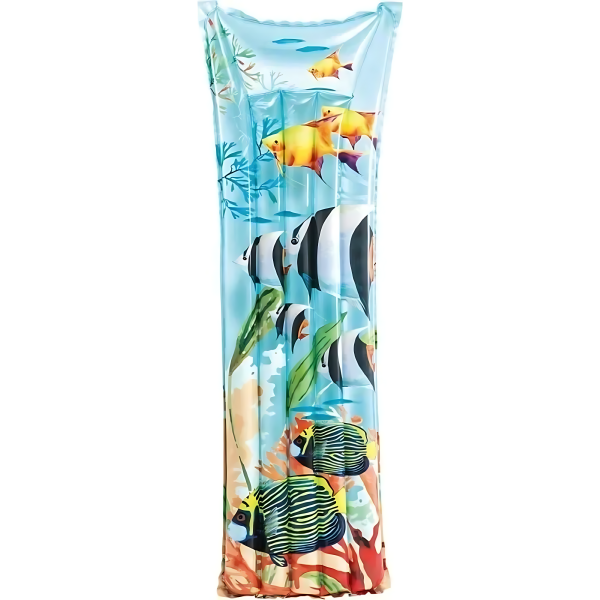 Intex 59720 Fashion Φουσκωτό Στρώμα Θαλάσσης με Τύπωμα Ωκεανό 183cm