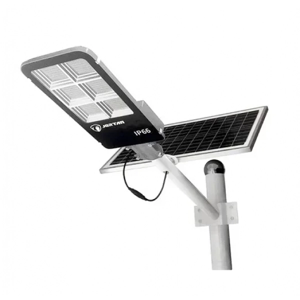 Jortan JT-YS-200W-TZ Solar Street Lamp – Ηλιακός Προβολέας 200W ΚΟΛΩΝΑ με Χειριστήριο σε Μαύρο