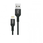 Καλώδιο Φόρτισης 4 Μέτρα Lightning Iphone MoXom MX-CB44 Swing 2.4A Μαύρο